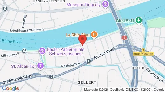 Apartments for rent i Basel-Stadt - kort over placeringen