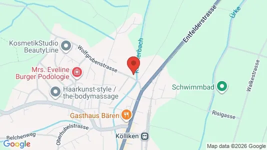 Apartments for rent i Zofingen - kort over placeringen