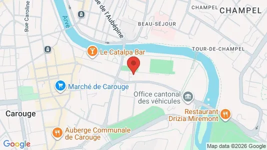 Apartments for rent i Carouge - kort over placeringen