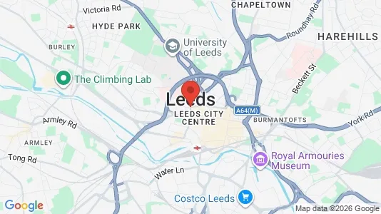 Houses for rent i Leeds - West Yorkshire - kort over placeringen