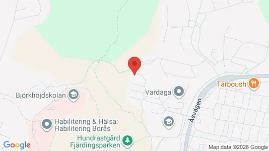 Apartments for rent i Borås - kort over placeringen