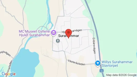 Houses for rent i Surahammar - kort over placeringen