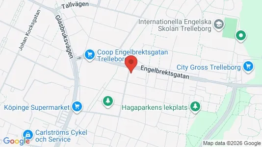 Apartments for rent i Trelleborg - kort over placeringen