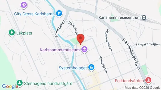 Apartments for rent i Karlshamn - kort over placeringen