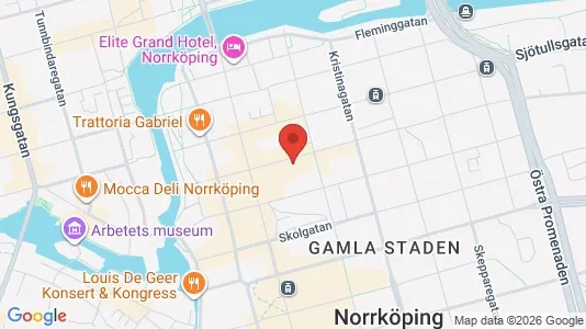 Apartments for rent i Norrköping - kort over placeringen