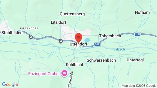 Apartments for rent i Uttendorf - kort over placeringen