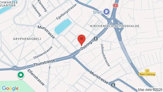 Apartments for rent i Bern-Mittelland - kort over placeringen