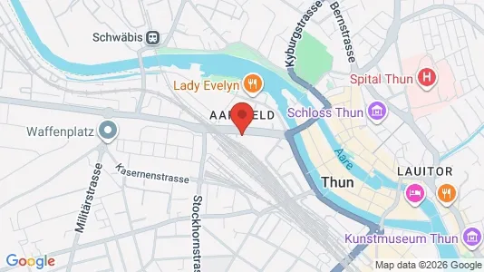 Apartments for rent i Thun - kort over placeringen