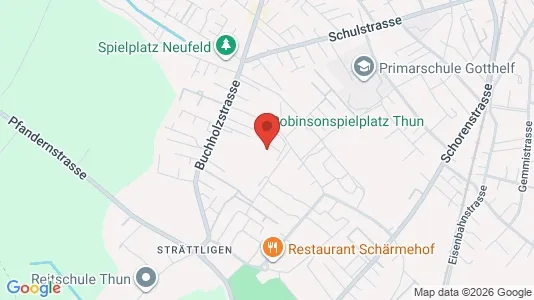 Apartments for rent i Thun - kort over placeringen