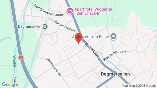 Apartments for rent i Willisau - kort over placeringen