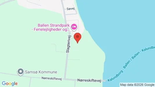 Apartments for rent i Samsø - kort over placeringen