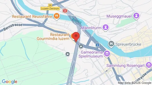 Apartments for rent i Luzern-Stadt - kort over placeringen