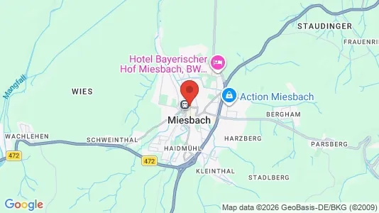 Apartments for rent i Miesbach - kort over placeringen