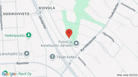 Apartments for rent i Pori - kort over placeringen