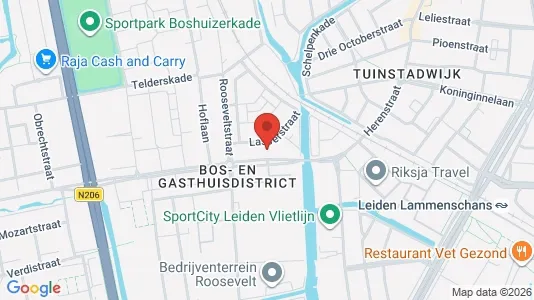 Apartments for rent i Leiden - kort over placeringen