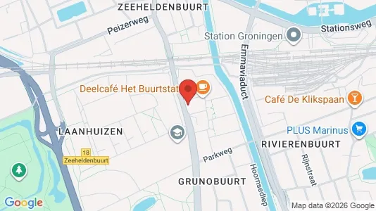 Apartments for rent i Groningen - kort over placeringen