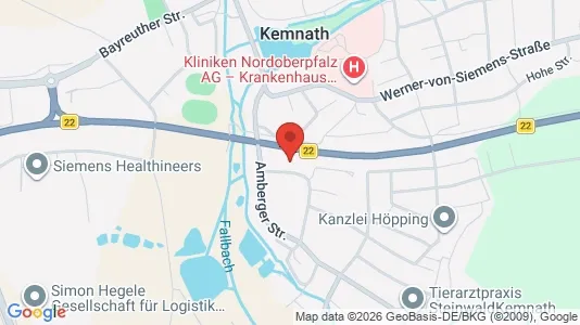 Apartments for rent i Tirschenreuth - kort over placeringen