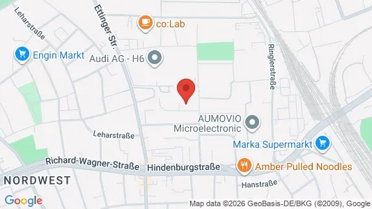 Apartments for rent i Ingolstadt - kort over placeringen