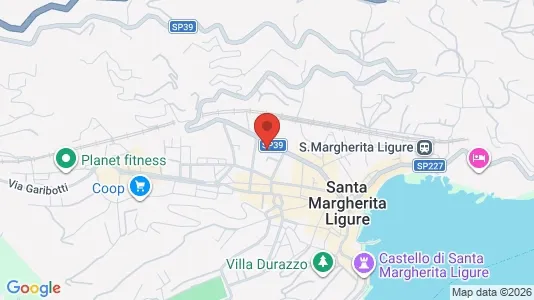 Apartments for rent i Santa Margherita Ligure - kort over placeringen