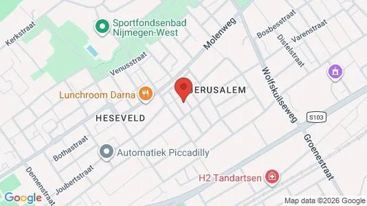 Apartments for rent i Nijmegen - kort over placeringen