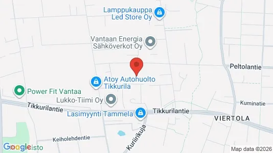 Apartments for rent i Vantaa - kort over placeringen