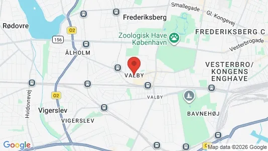 Apartments for rent i Valby - kort over placeringen