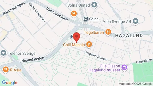 Apartments for rent i Solna - kort over placeringen