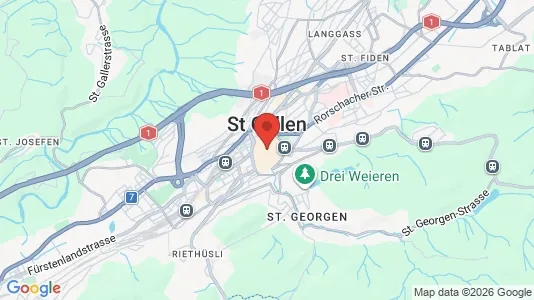 Houses for rent i Sankt Gallen - kort over placeringen