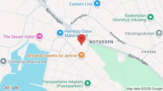 Apartments for rent i Västerås - kort over placeringen