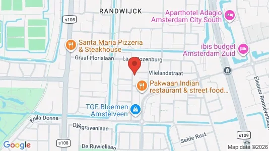 Houses for rent i Amstelveen - kort over placeringen