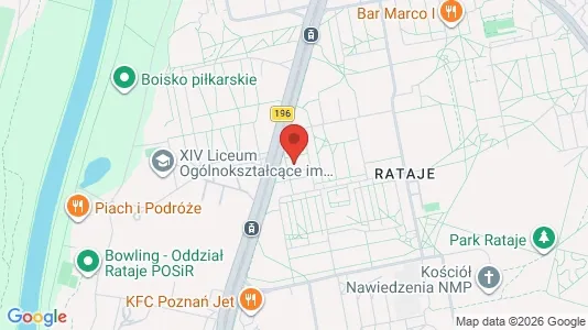 Apartments for rent i Poznań - kort over placeringen