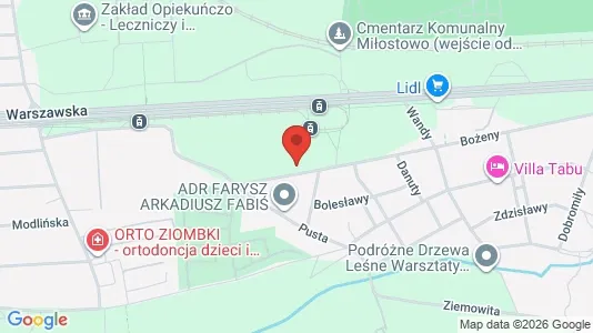 Apartments for rent i Poznań - kort over placeringen