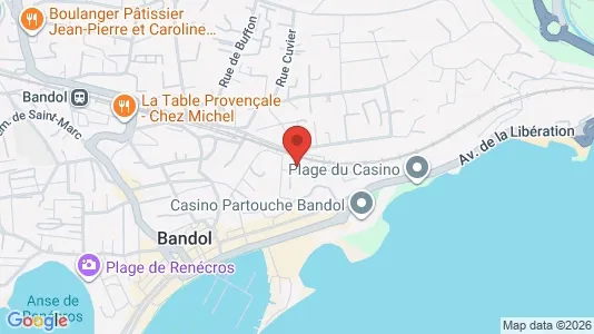 Apartments for rent i Toulon - kort over placeringen
