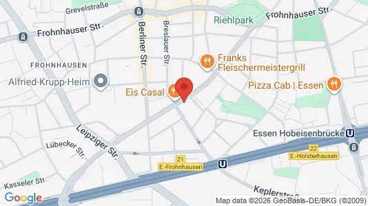 Apartments for rent i Essen - kort over placeringen