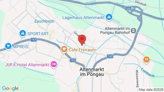 Apartments for rent i Altenmarkt im Pongau - kort over placeringen