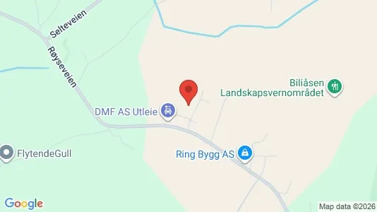 Apartments for rent i Hole - kort over placeringen