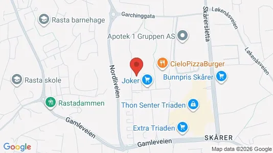 Apartments for rent i Lørenskog - kort over placeringen