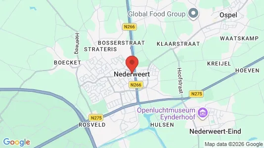 Houses for rent i Nederweert - kort over placeringen