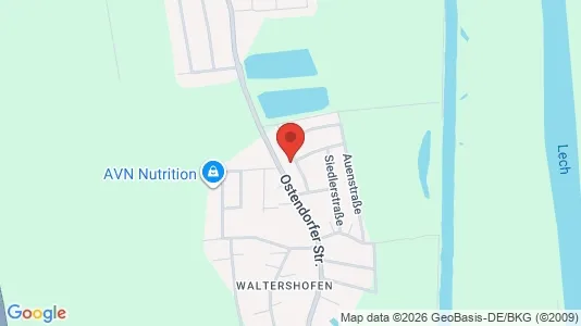 Apartments for rent i Augsburg - kort over placeringen