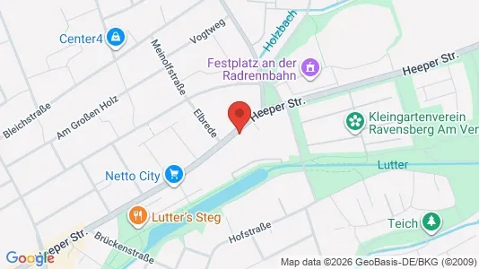 Apartments for rent i Bielefeld - kort over placeringen