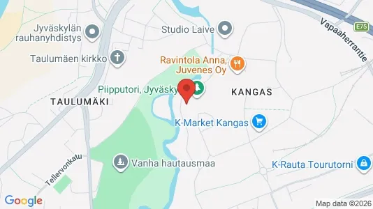 Apartments for rent i Jyväskylä - kort over placeringen