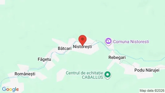Apartments for rent i Nistoreşti - kort over placeringen