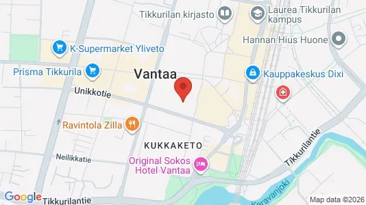 Apartments for rent i Vantaa - kort over placeringen