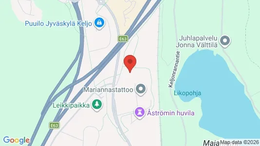 Apartments for rent i Jyväskylä - kort over placeringen