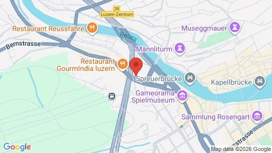Apartments for rent i Luzern-Stadt - kort over placeringen