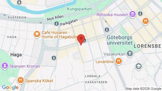 Apartments for rent i Gothenburg City Centre - kort over placeringen
