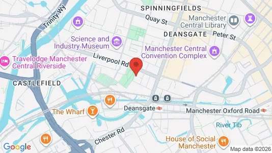 Apartments for rent i Manchester - Lancashire - kort over placeringen