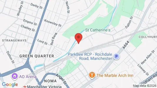 Apartments for rent i Manchester - Lancashire - kort over placeringen