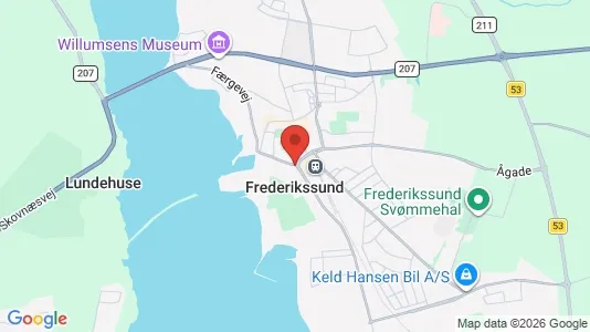 Houses for rent i Frederikssund - kort over placeringen