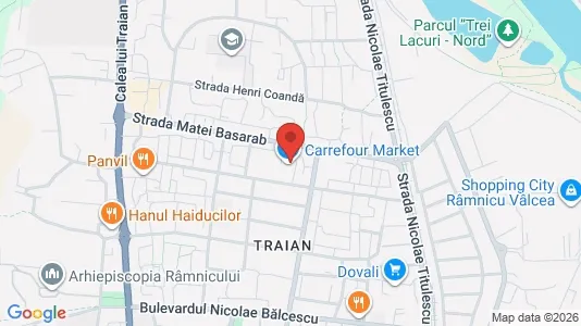 Apartments for rent i Râmnicu Vâlcea - kort over placeringen